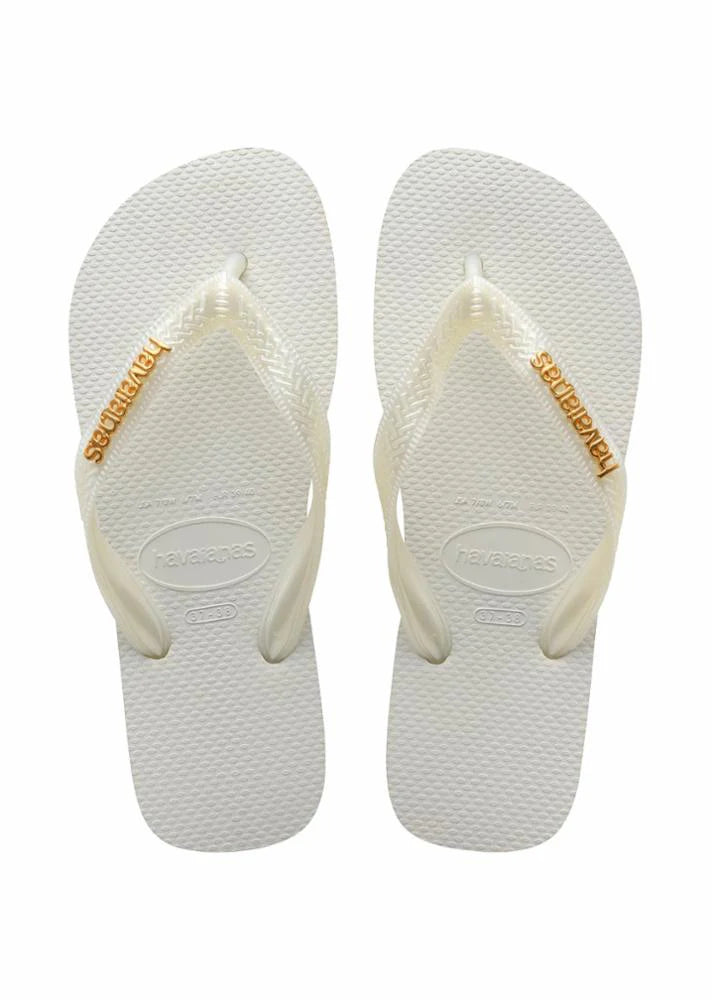 Havaianas Women's Top Logo Metallic Flip Flop