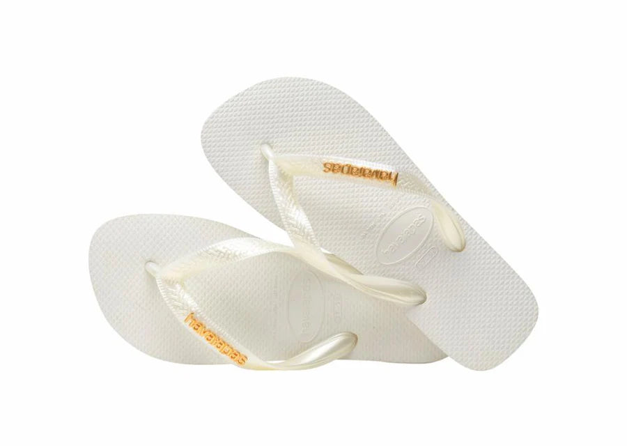 Havaianas Women's Top Logo Metallic Flip Flop