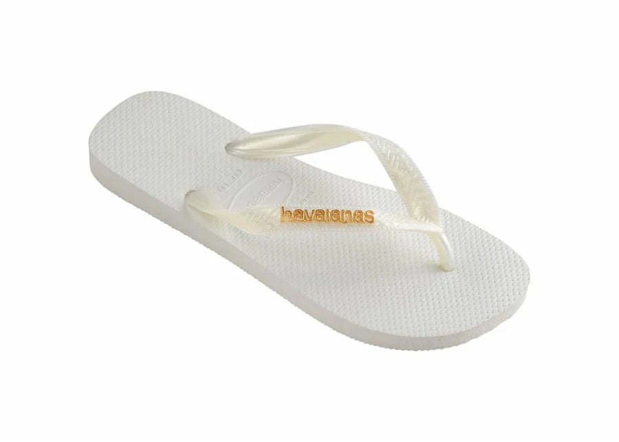 Havaianas Women's Top Logo Metallic Flip Flop