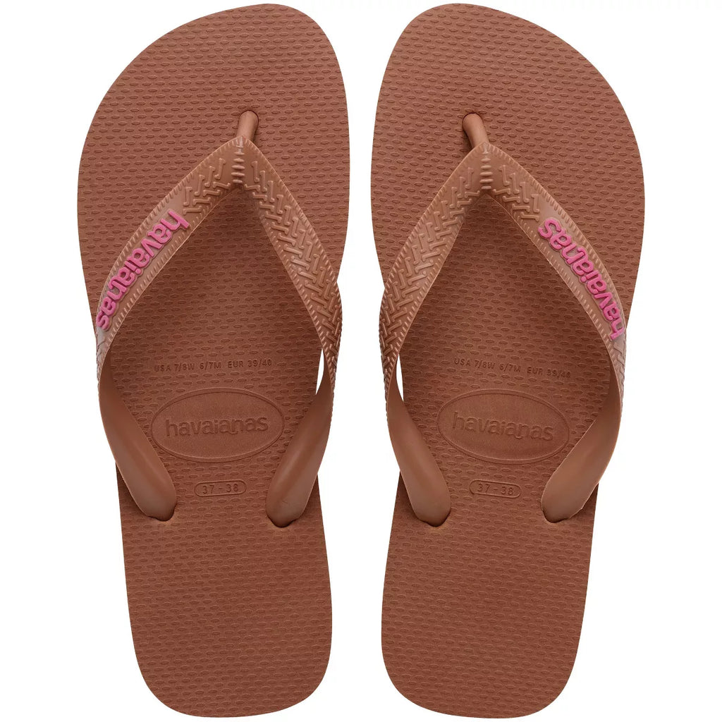 Havaianas Women's Rust PinkTop LP Flip Flop
