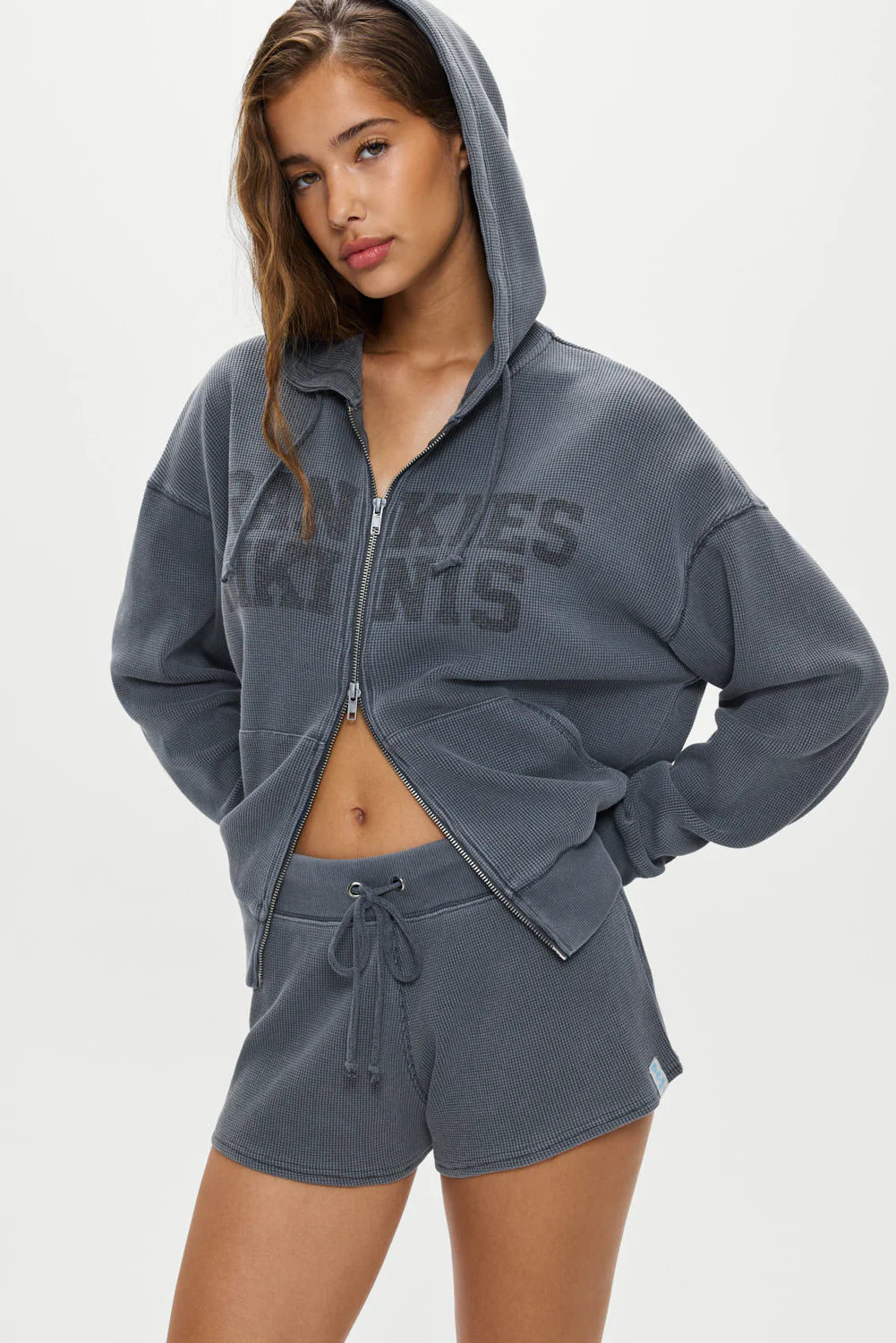 Frankie’s bikinis weekend thermal hoodie