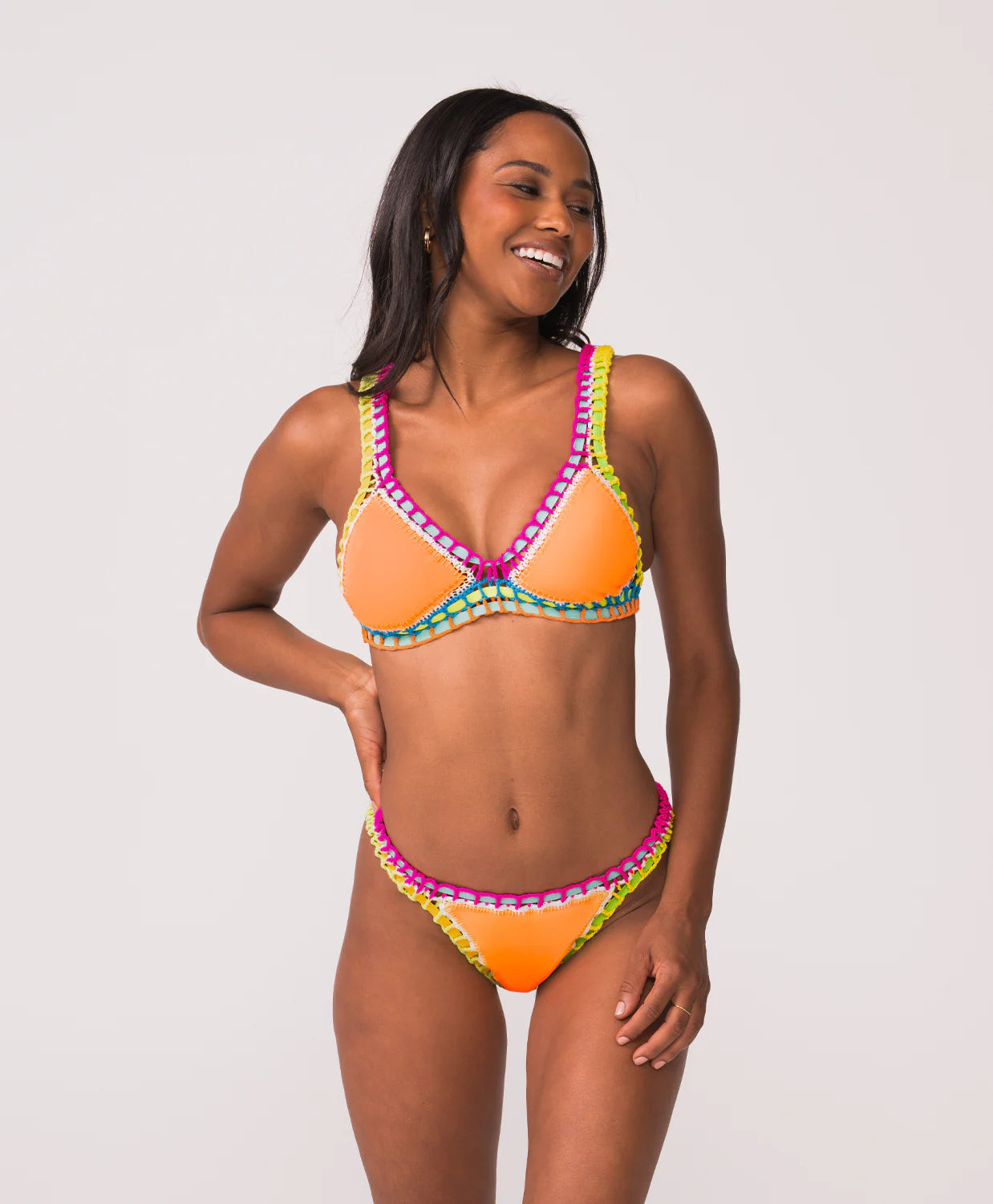 PQ Swim Crochet Top Mango