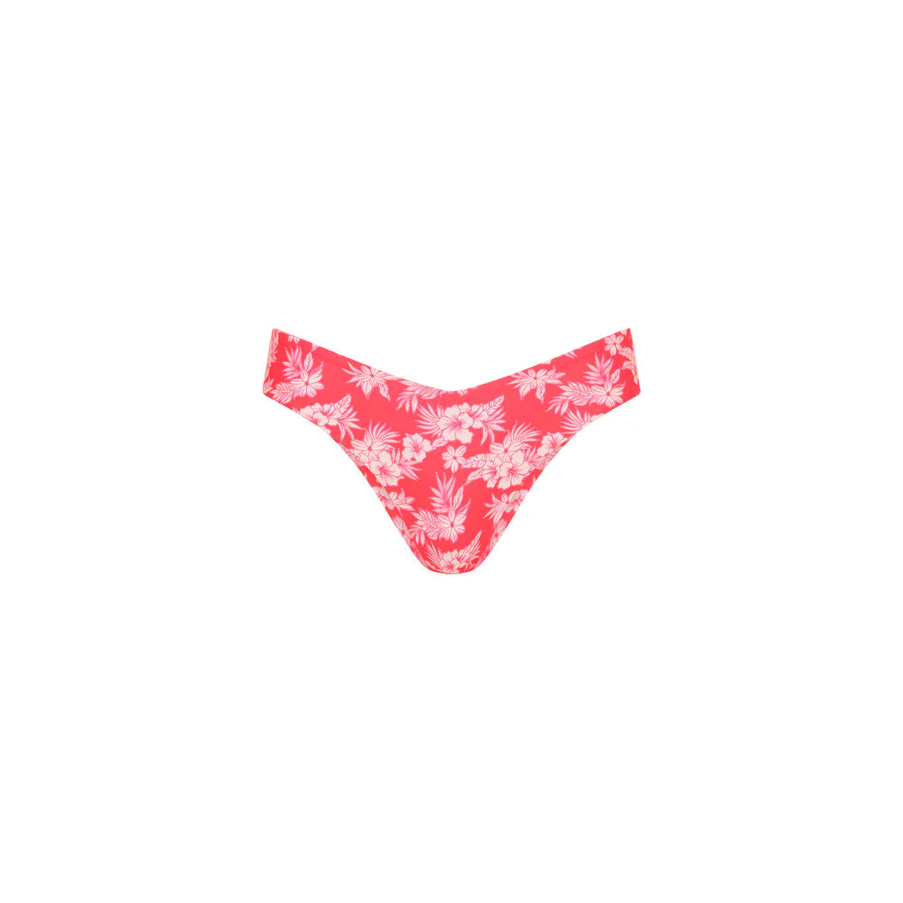 Kulani Kinis Cheeky V Bikini Bottom - Island Punch