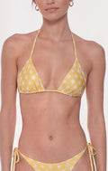 Fifi BIKINI TOP Honeycomb polka dots