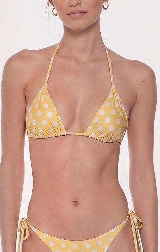 Fifi BIKINI TOP Honeycomb polka dots
