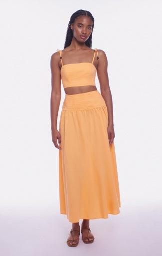 ROWAN MAXI SKIRT apricot